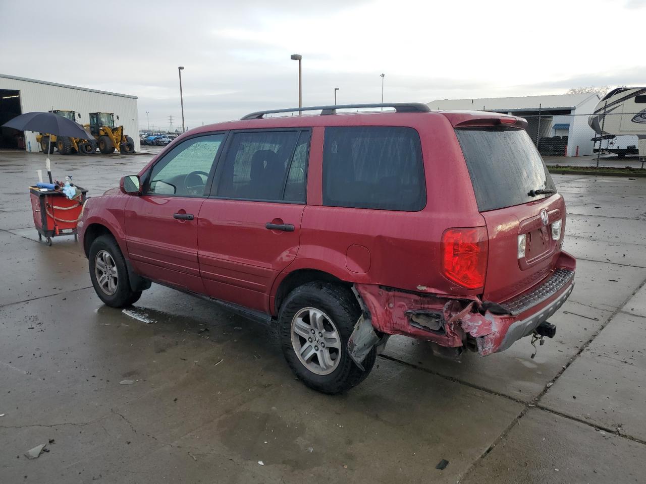 2005 Honda Pilot Exl VIN: 2HKYF18575H573382 Lot: 86105704