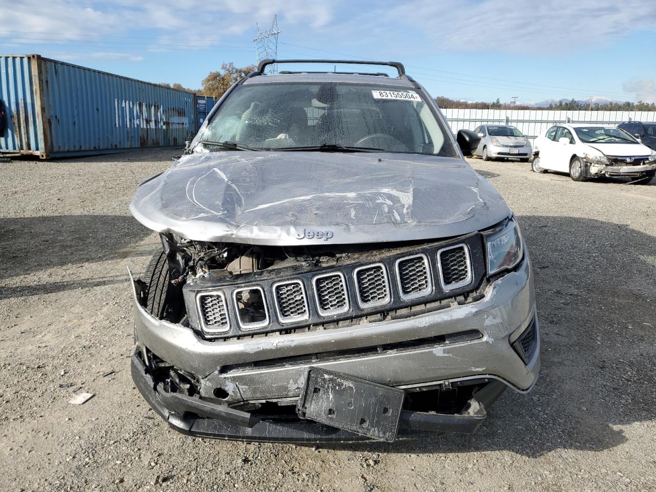 2019 Jeep Compass Sport VIN: 3C4NJDAB6KT598756 Lot: 83155504