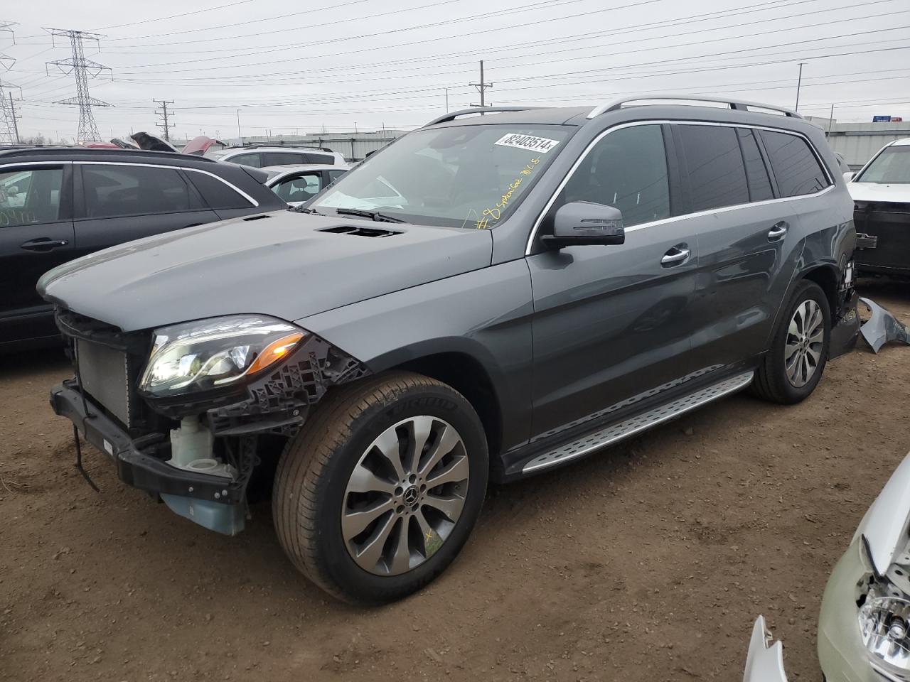 2019 Mercedes-Benz Gls 450 4Matic VIN: 4JGDF6EE5KB228554 Lot: 82403514