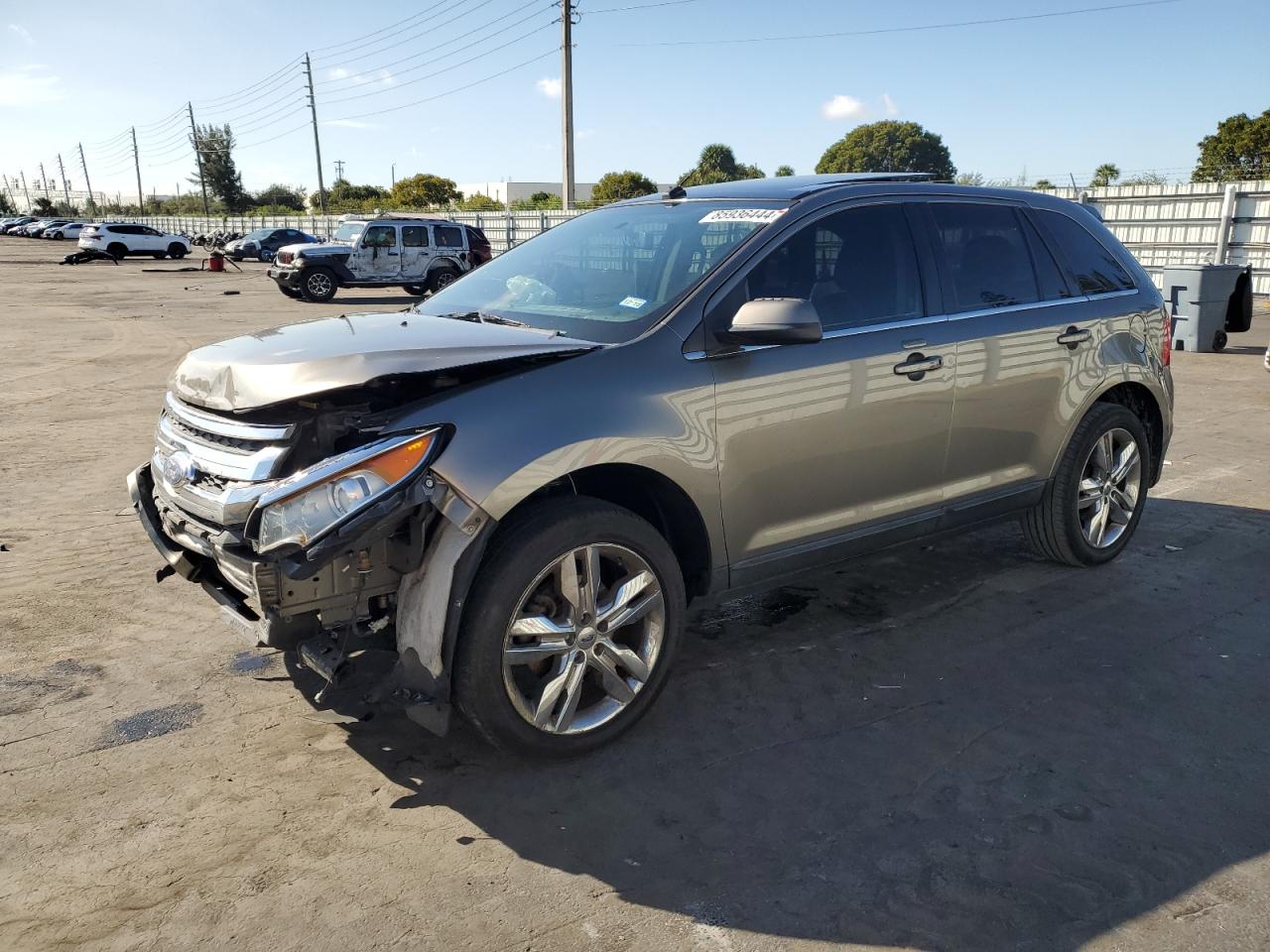 2014 Ford Edge Limited VIN: 2FMDK3KC8EBA10300 Lot: 85936444