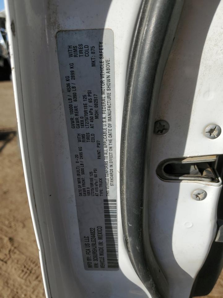 2020 Ram 2500 Tradesman VIN: 3C6UR5HJ9LG244822 Lot: 84636614