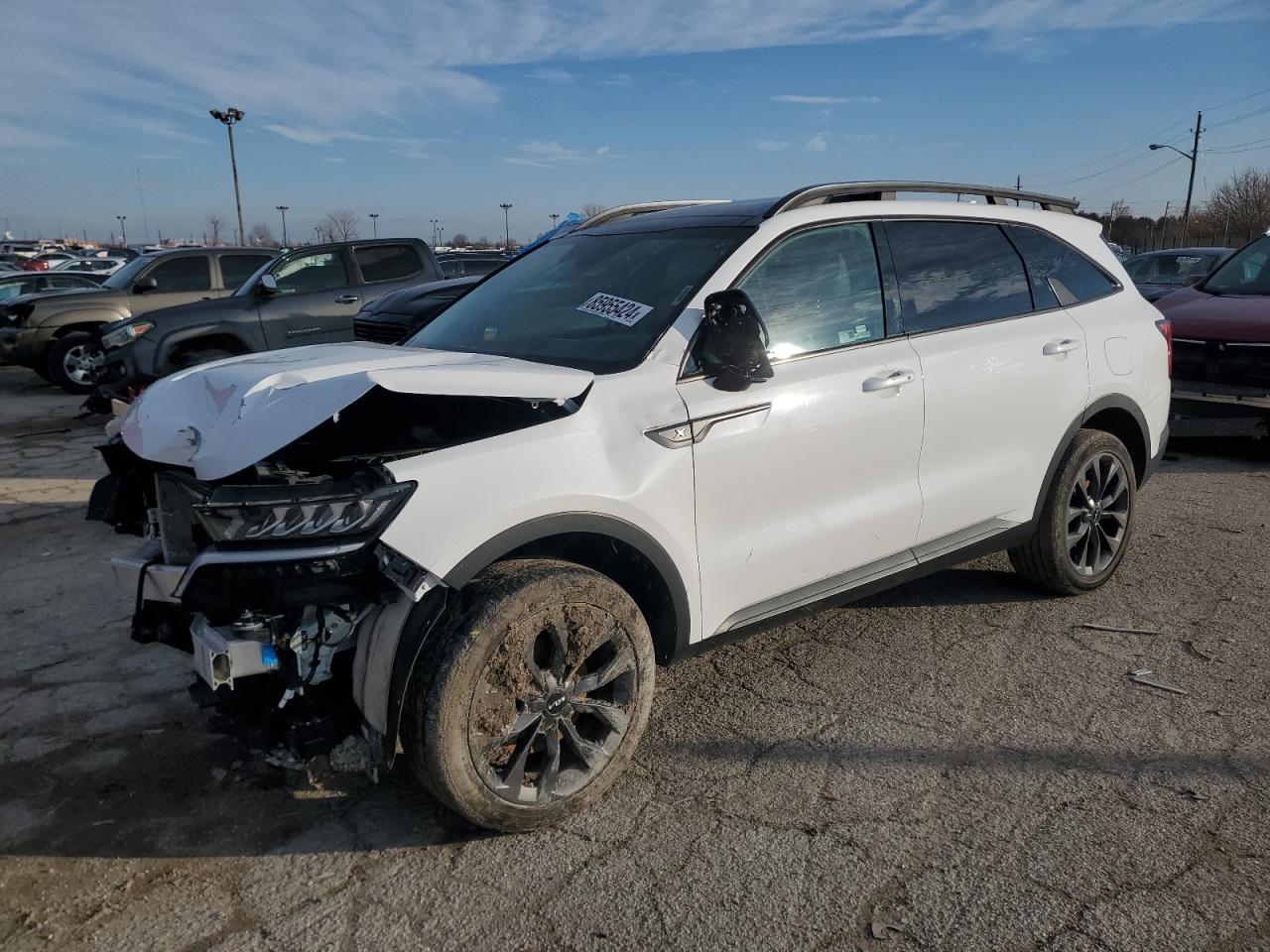 2022 Kia Sorento Ex VIN: 5XYRHDLF4NG130744 Lot: 85955424