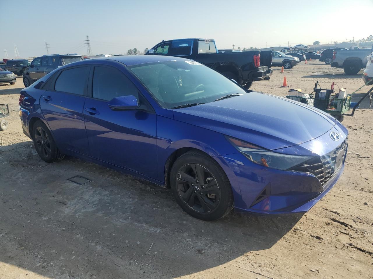 KMHLM4AJ4MU006801 2021 Hyundai Elantra Blue