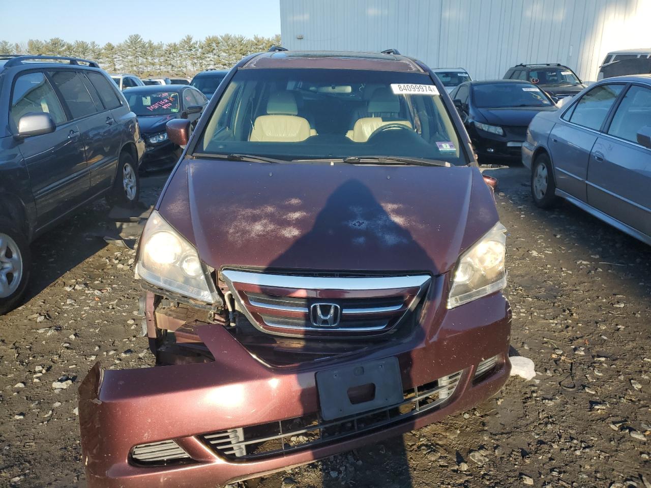 2007 Honda Odyssey Exl VIN: 5FNRL38647B451405 Lot: 84099974