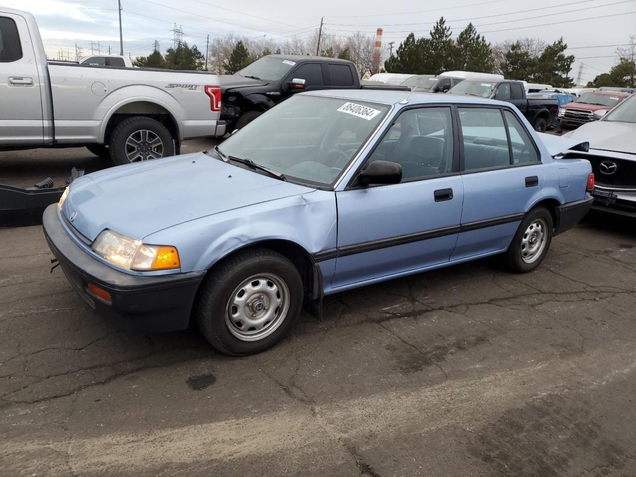 1989 Honda Civic Dx VIN: 1HGED364XKA043135 Lot: 86406364