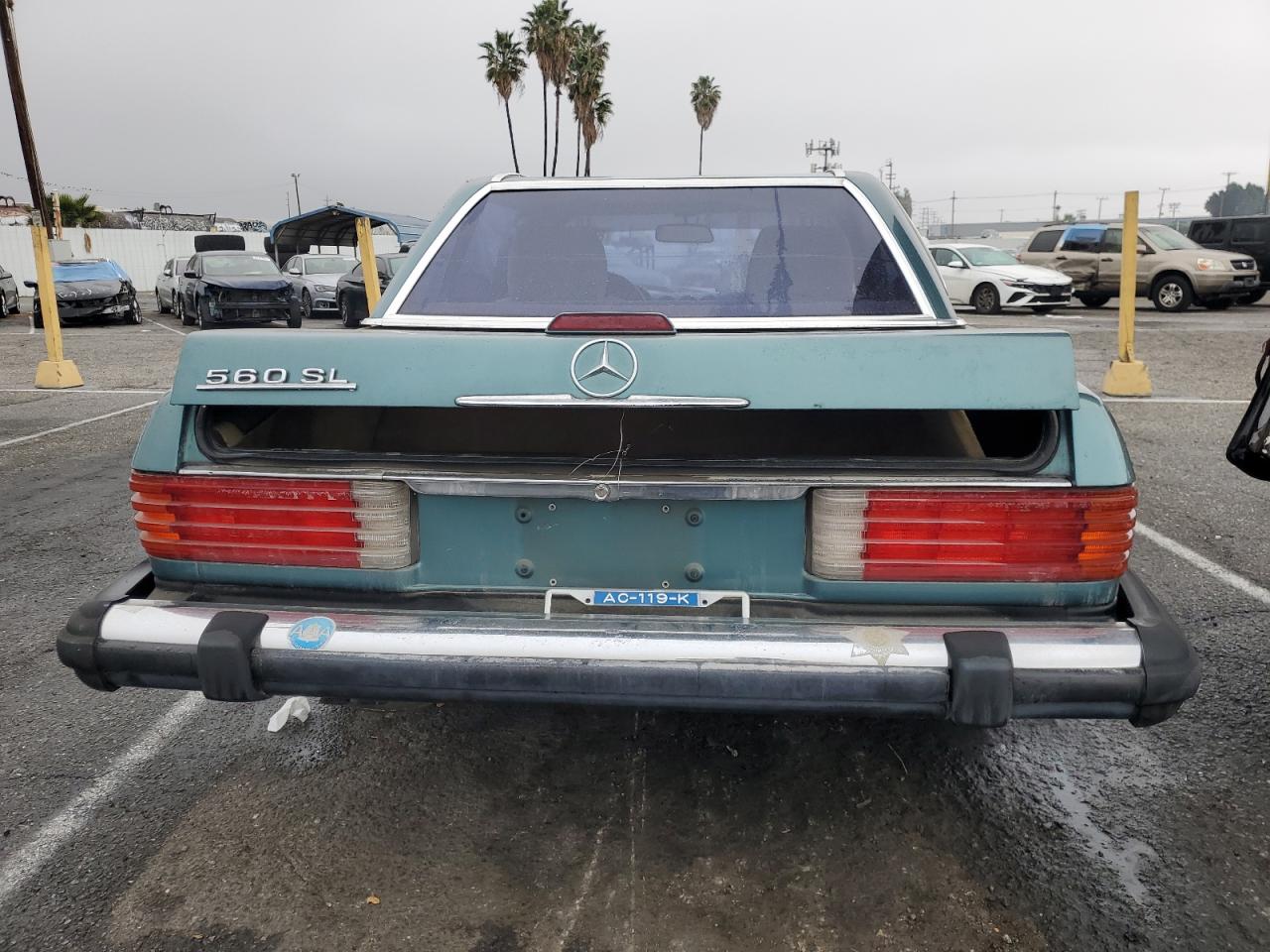 1989 Mercedes-Benz 560 Sl VIN: WDBBA48D7KA100368 Lot: 86422614