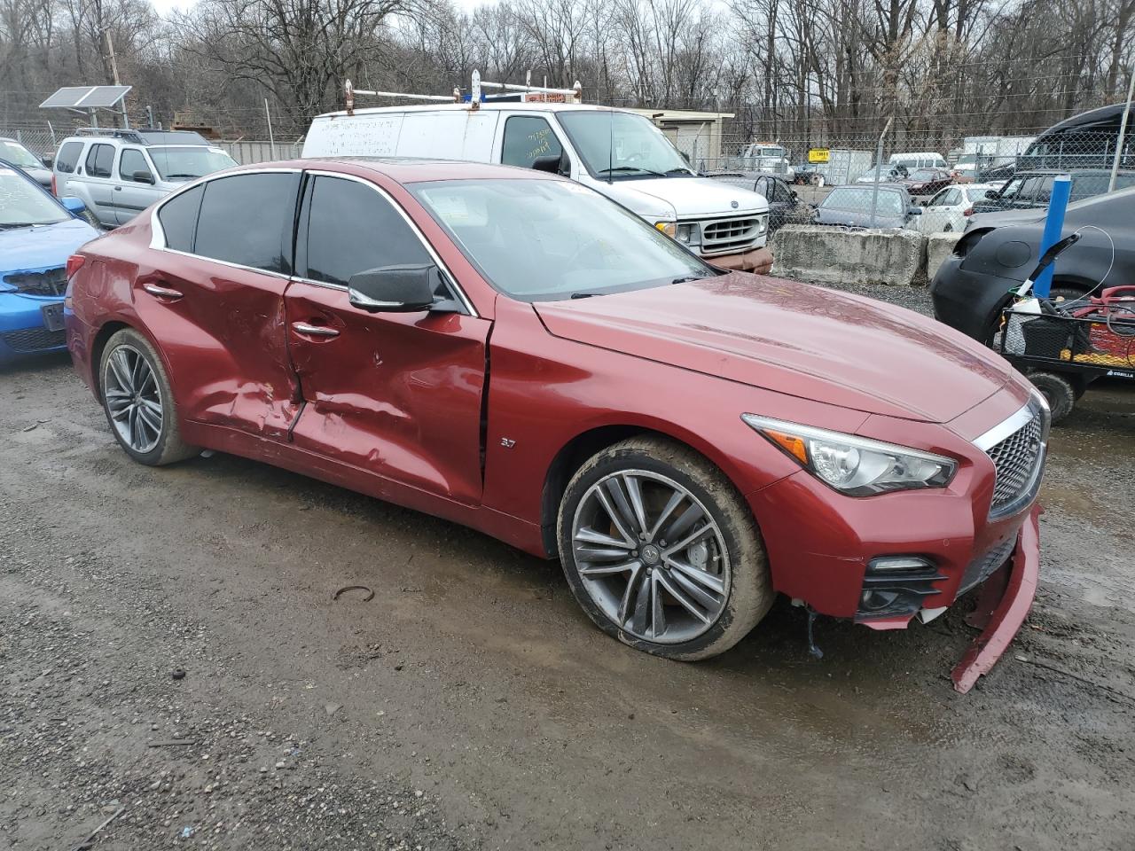 2014 Infiniti Q50 Base VIN: JN1BV7AR9EM684484 Lot: 84841584