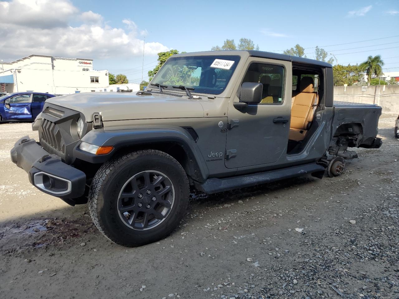 2021 Jeep Gladiator Overland VIN: 1C6HJTFG5ML578189 Lot: 85917134