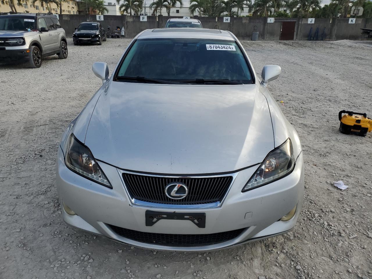 2007 Lexus Is 250 VIN: JTHCK262X75014771 Lot: 87043424