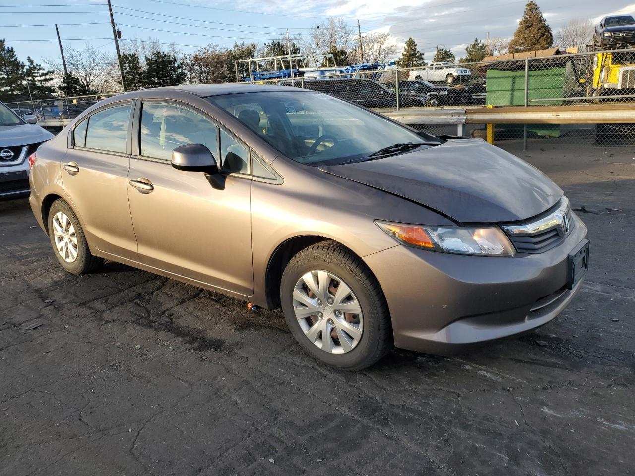 2012 Honda Civic Lx VIN: 2HGFB2F57CH536674 Lot: 86210884