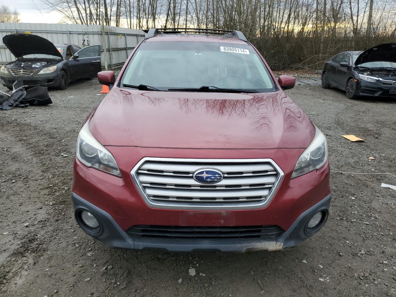 2016 Subaru Outback 2.5I Premium VIN: 4S4BSADC4G3209209 Lot: 83905114