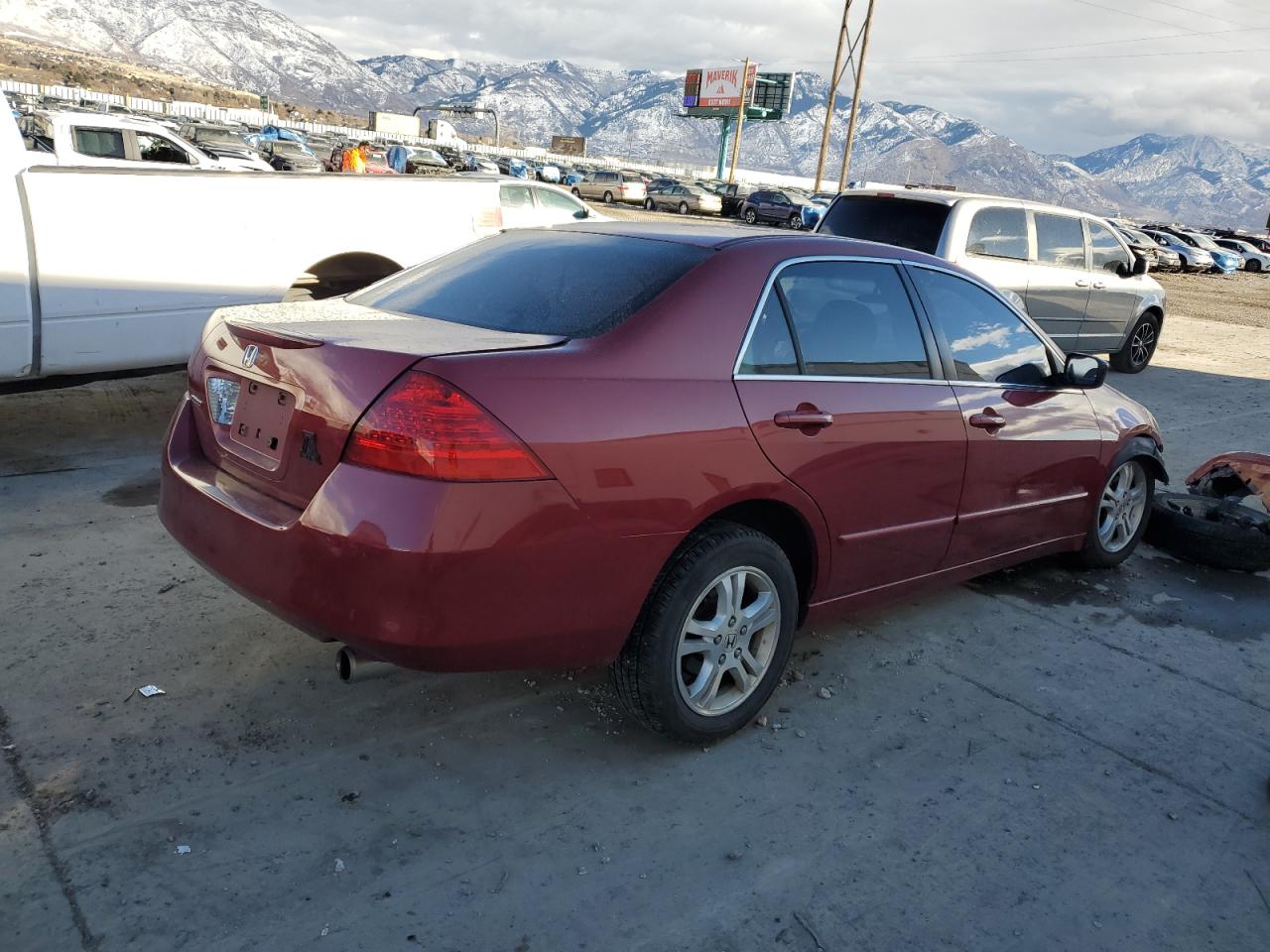 2007 Honda Accord Se VIN: 1HGCM56377A219110 Lot: 85165804