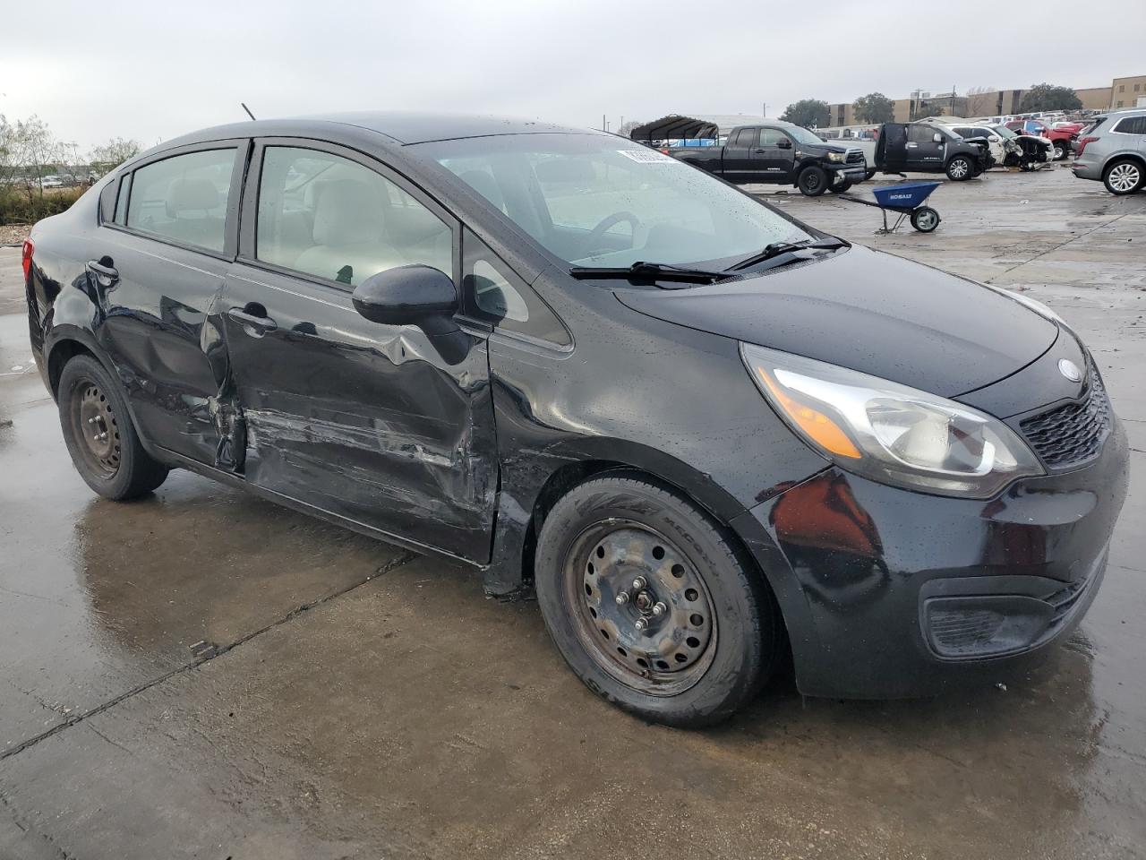 2013 Kia Rio Lx VIN: KNADM4A35D6284781 Lot: 83860284