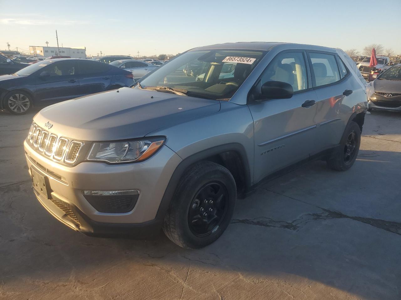 2021 Jeep Compass Sport VIN: 3C4NJCABXMT560301 Lot: 86573524