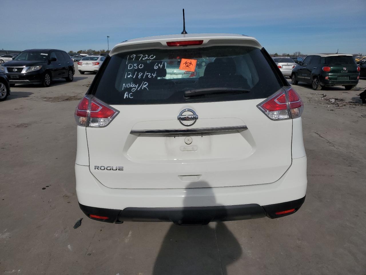 2016 Nissan Rogue S VIN: KNMAT2MT6GP674649 Lot: 84675334