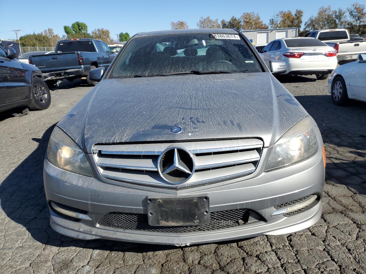 2011 Mercedes-Benz C 300 VIN: WDDGF5EB4BR180351 Lot: 83863674