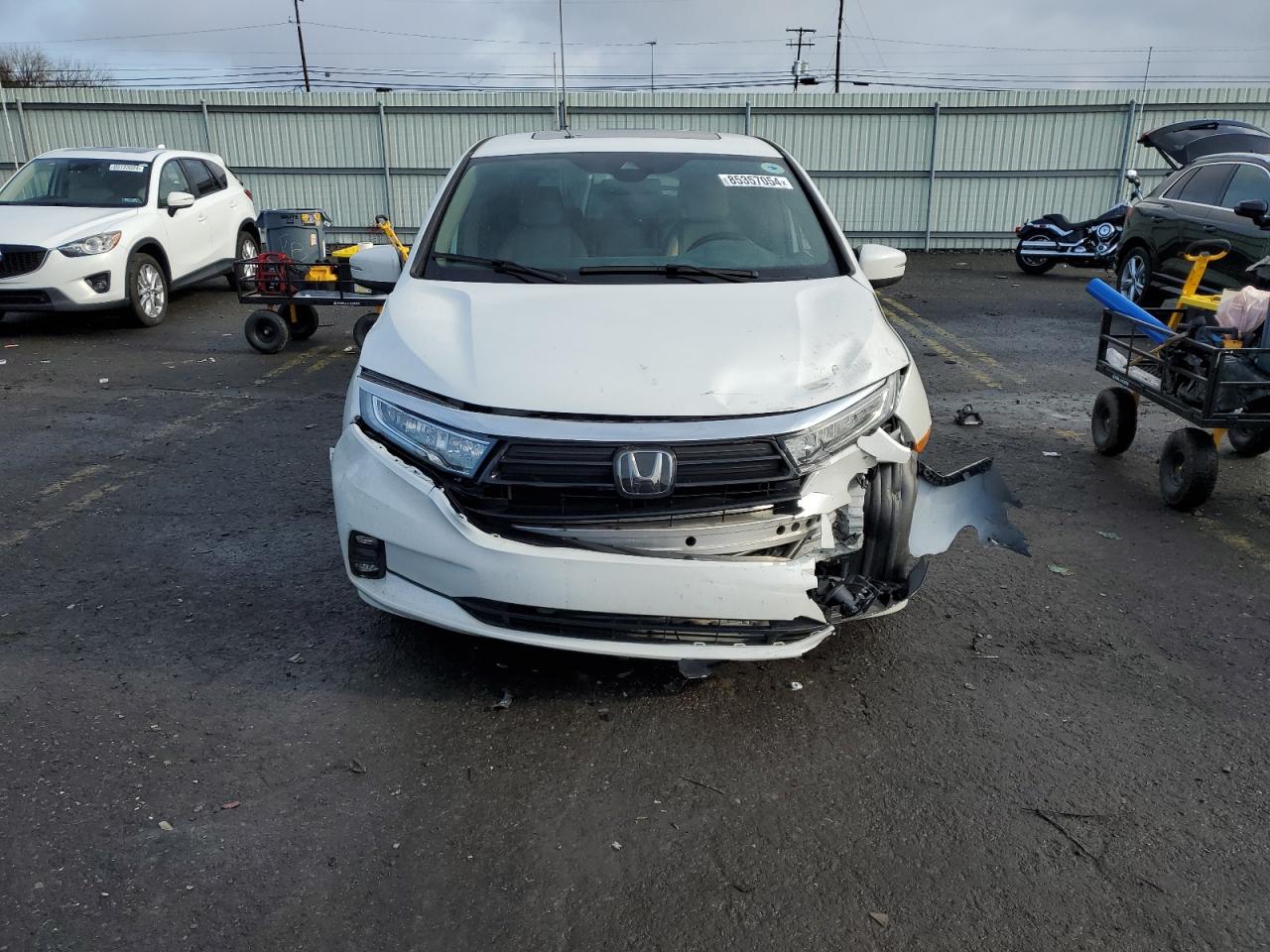 2022 Honda Odyssey Exl VIN: 5FNRL6H70NB028554 Lot: 85357054