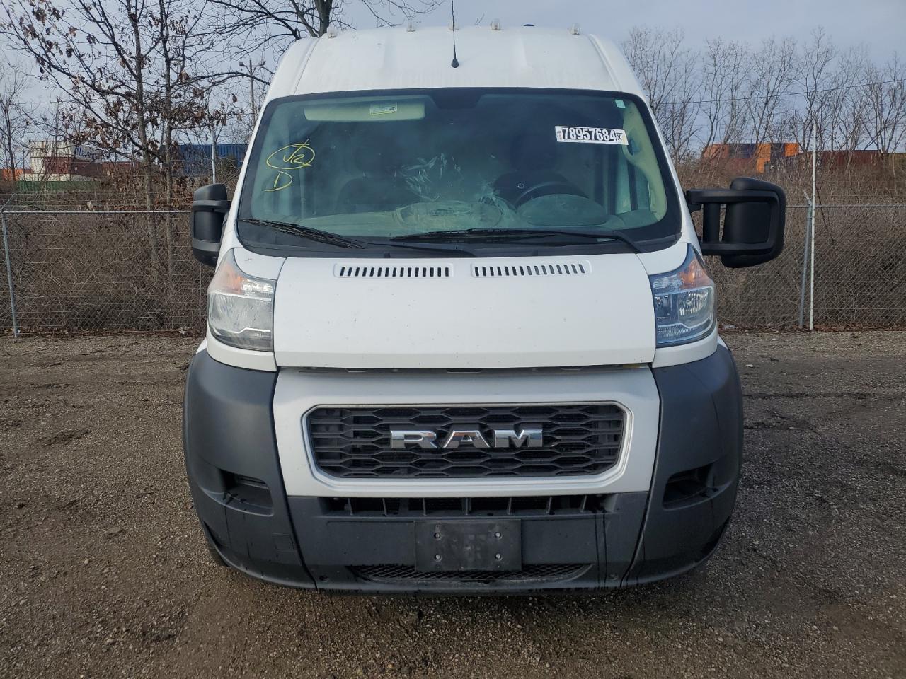 2019 Ram Promaster 3500 3500 High VIN: 3C6URVHG1KE513720 Lot: 78957684