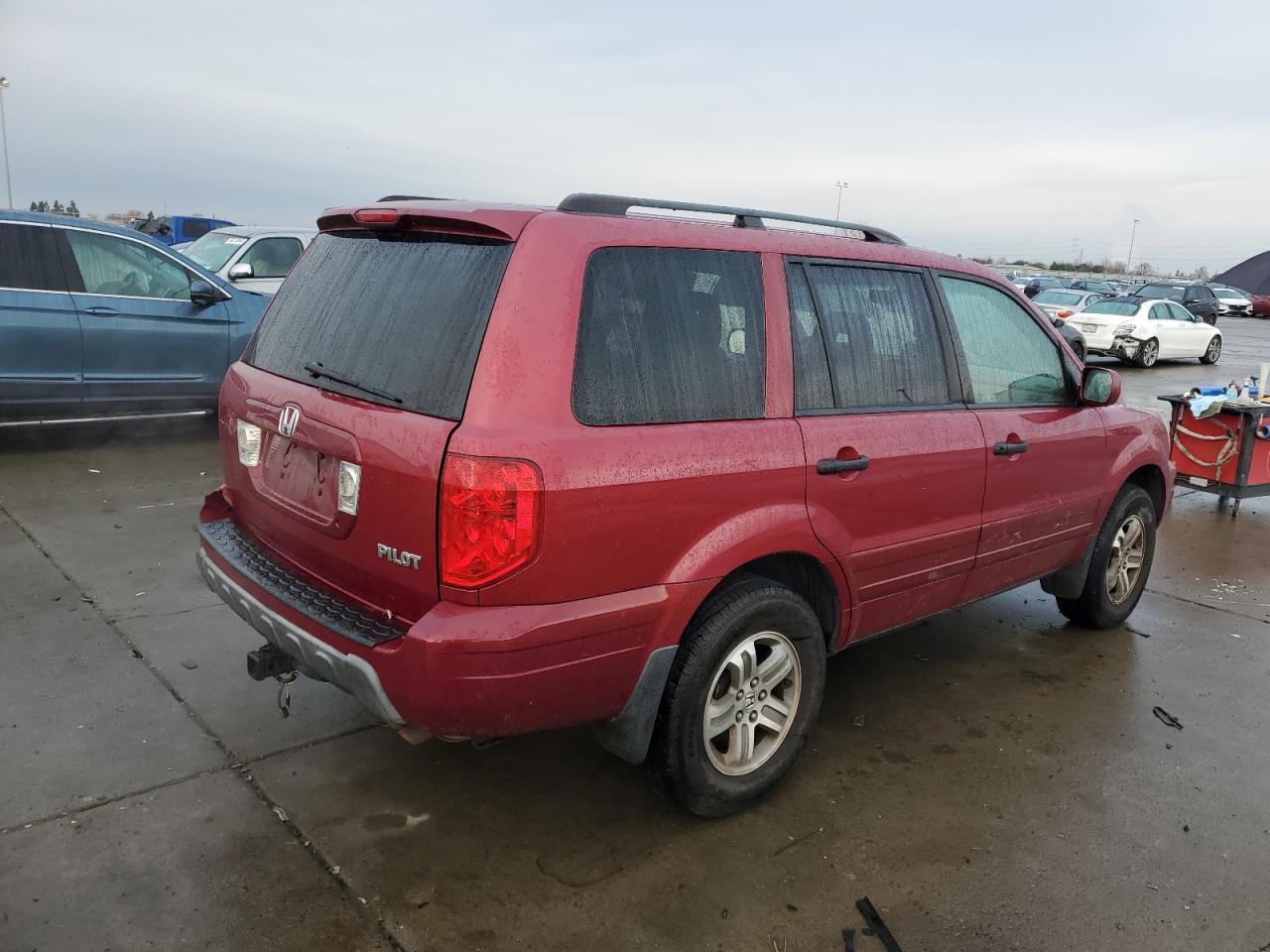 2005 Honda Pilot Exl VIN: 2HKYF18575H573382 Lot: 86105704