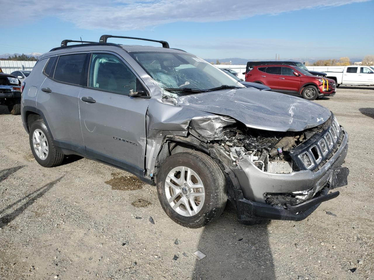 2019 Jeep Compass Sport VIN: 3C4NJDAB6KT598756 Lot: 83155504