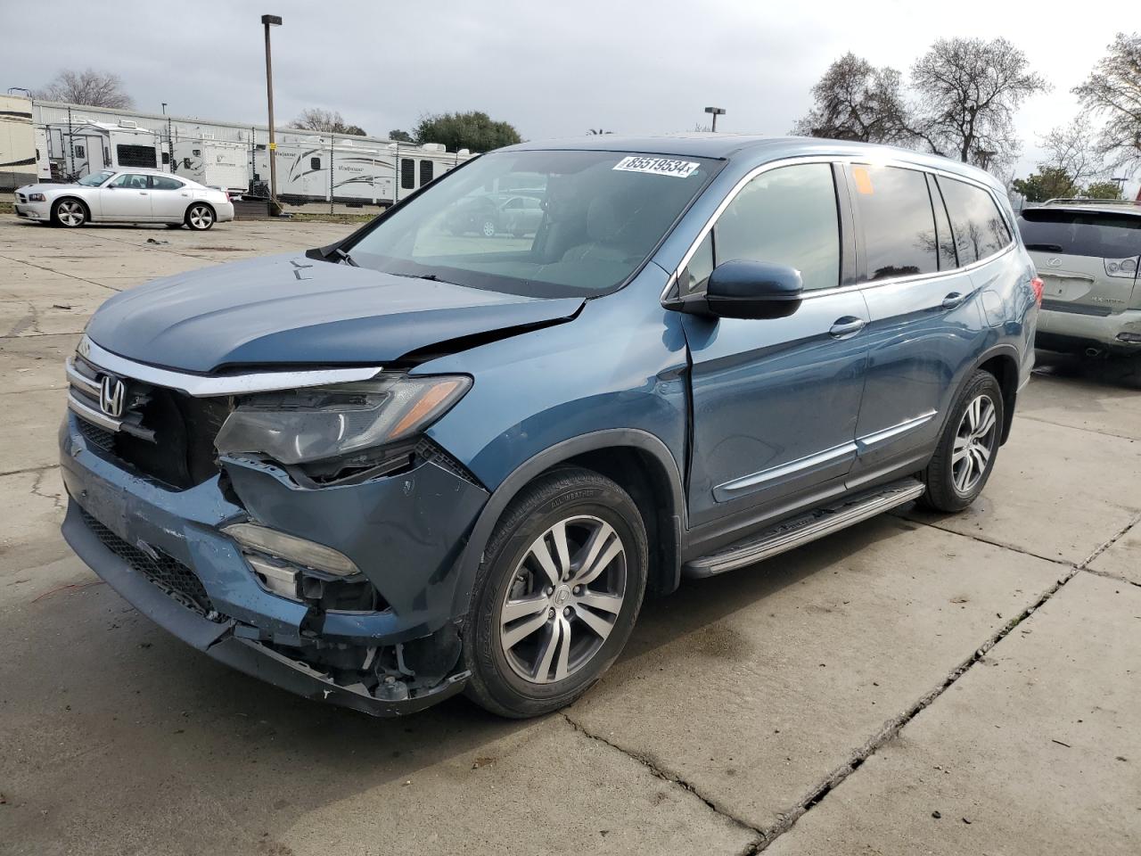 2016 Honda Pilot Exl VIN: 5FNYF5H57GB045897 Lot: 85519534