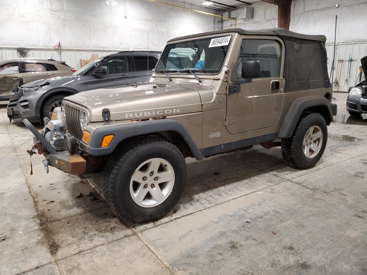 2004 Jeep Wrangler / Tj Rubicon VIN: 1J4FA69S34P785281 Lot: 86594874