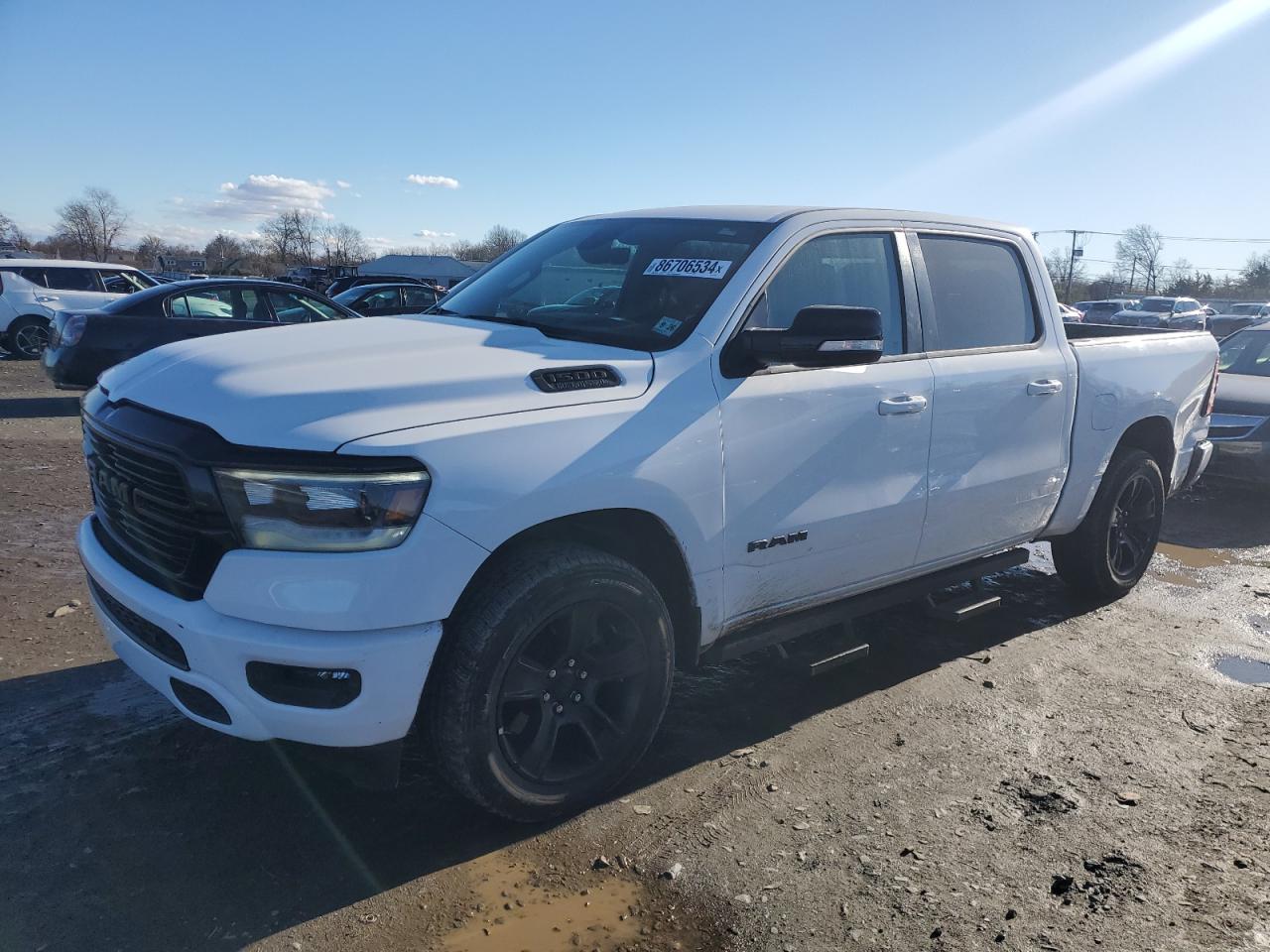 2021 Ram 1500 Big Horn/Lone Star VIN: 1C6SRFFT6MN620631 Lot: 86706534