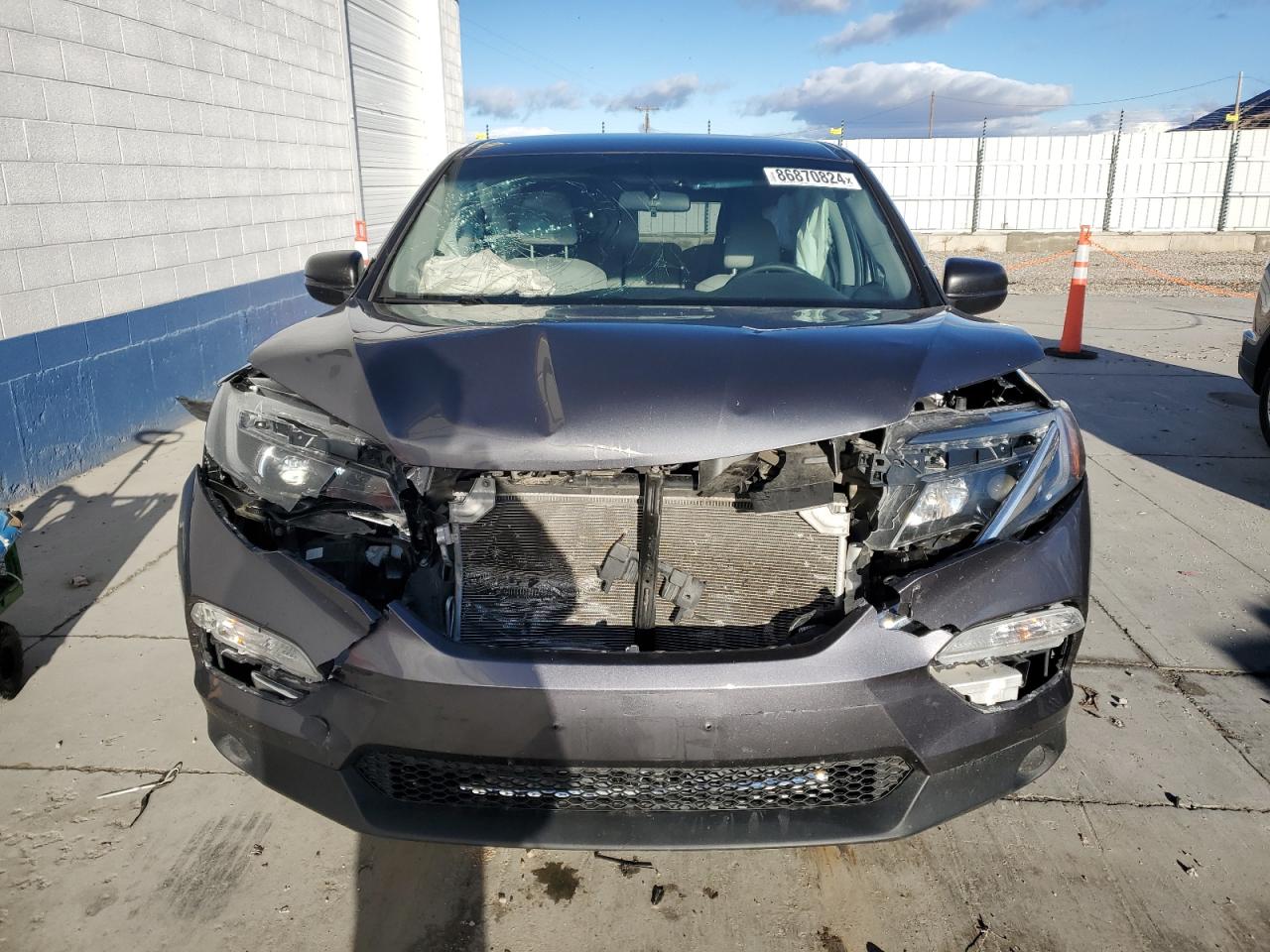 2018 Honda Pilot Lx VIN: 5FNYF6H10JB024223 Lot: 86870824