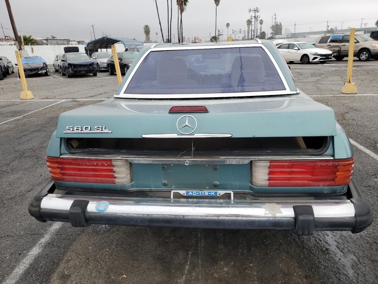 1989 Mercedes-Benz 560 Sl VIN: WDBBA48D7KA100368 Lot: 86422614