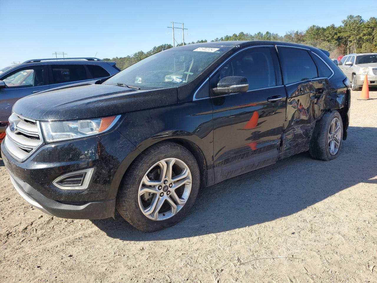 2018 Ford Edge Titanium VIN: 2FMPK3K94JBB75403 Lot: 81902034