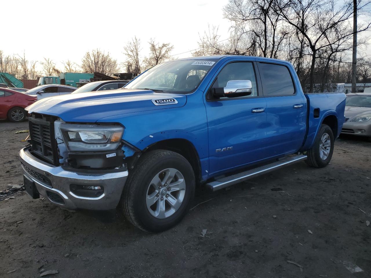 2021 Ram 1500 Laramie VIN: 1C6SRFJT8MN522319 Lot: 85003414