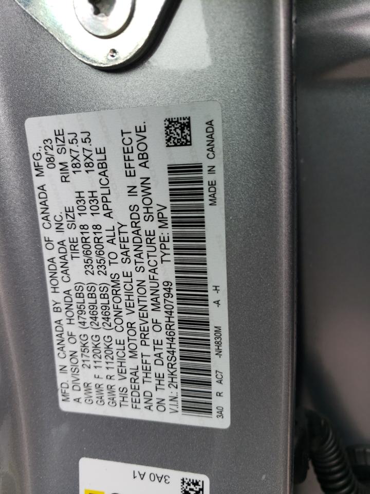 2HKRS4H46RH407949 2024 Honda Cr-V Ex