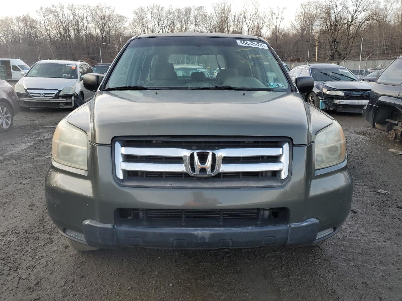 2006 Honda Pilot Lx VIN: 2HKYF18126H526288 Lot: 86853624