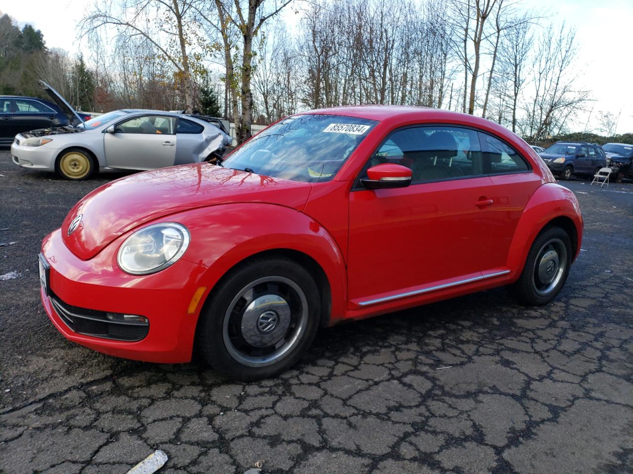 2013 Volkswagen Beetle VIN: 3VWHP7AT3DM634418 Lot: 85570834