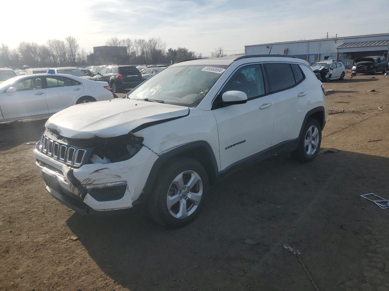 2018 Jeep Compass Latitude VIN: 3C4NJDBB5JT115495 Lot: 86660694