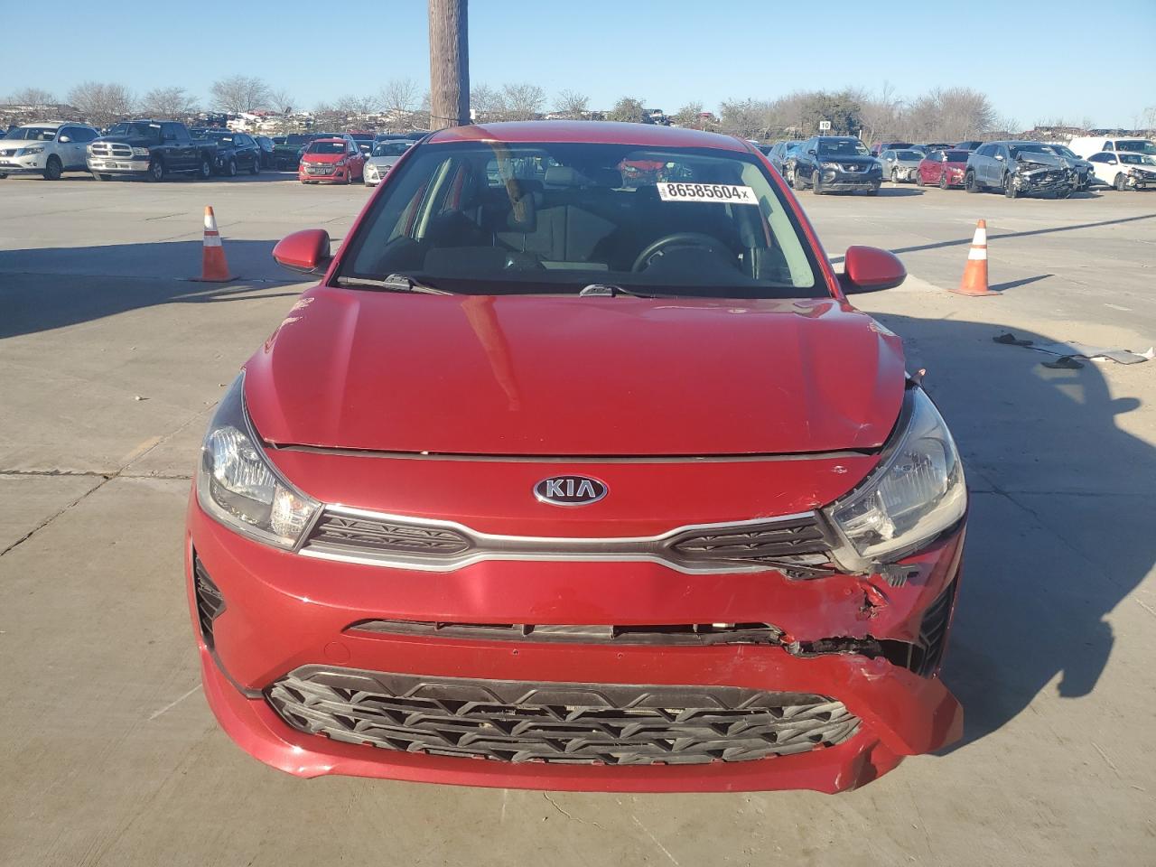 2021 Kia Rio Lx VIN: 3KPA24ADXME391503 Lot: 86585604