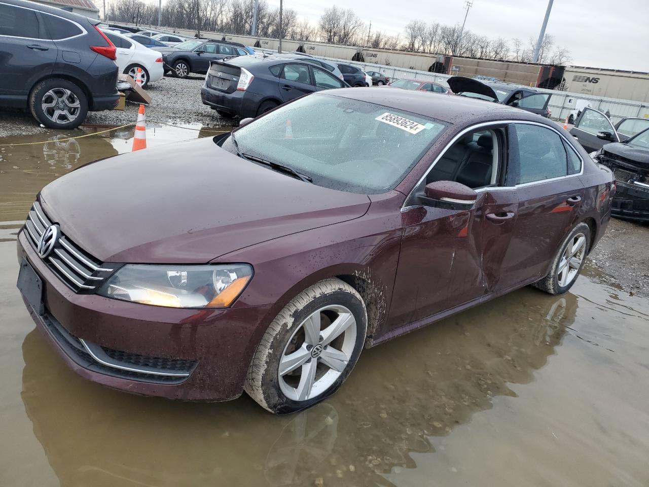 2013 Volkswagen Passat Se VIN: 1VWBP7A33DC008441 Lot: 85893624