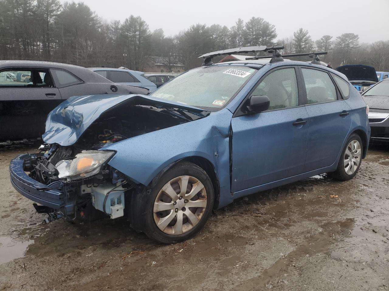 2008 Subaru Impreza 2.5I VIN: JF1GH61618H829594 Lot: 83663334