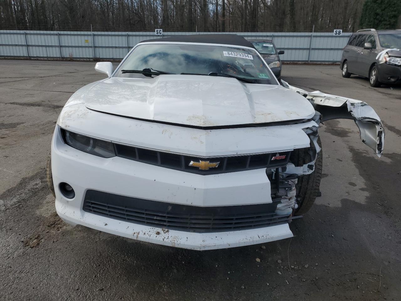 2014 Chevrolet Camaro Lt VIN: 2G1FC3D36E9155780 Lot: 84329394