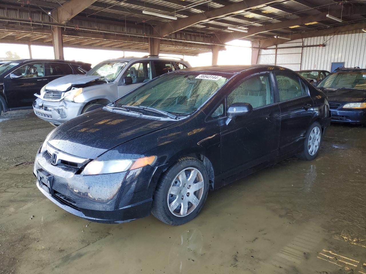 2007 Honda Civic Lx VIN: 2HGFA16587H313837 Lot: 86843144