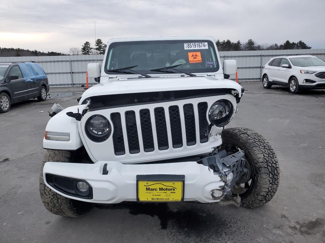 2022 Jeep Gladiator Overland VIN: 1C6HJTFG0NL139242 Lot: 85191674