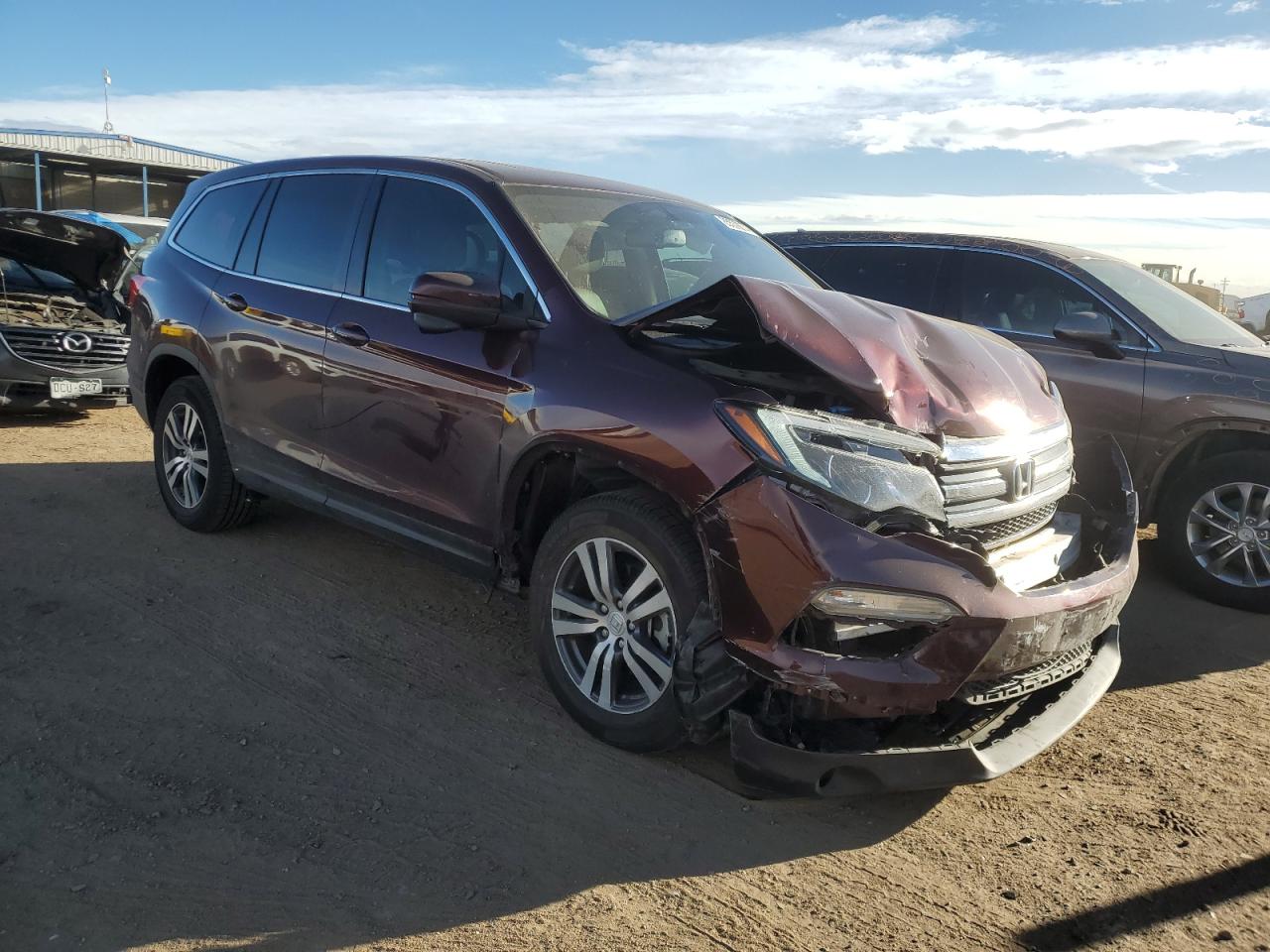 2017 Honda Pilot Exl VIN: 5FNYF6H51HB057258 Lot: 85539274