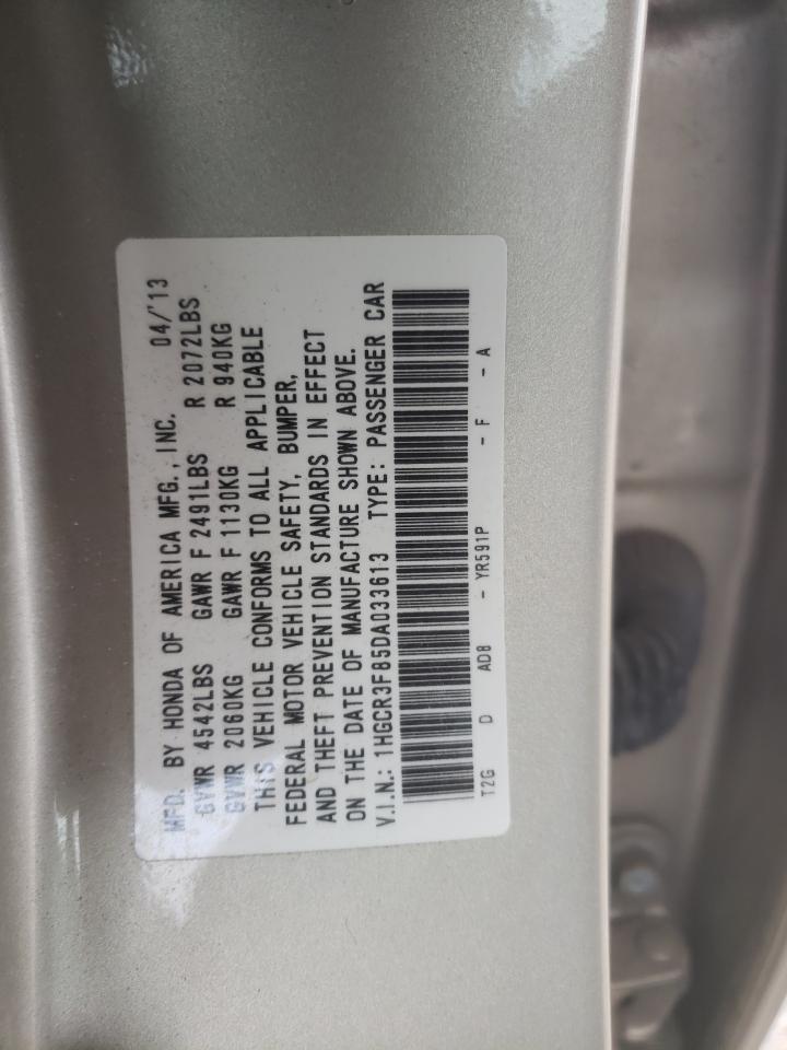 1HGCR3F85DA033613 2013 Honda Accord Exl