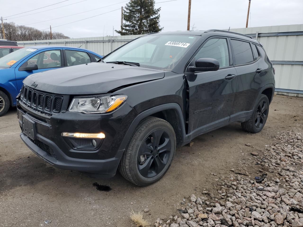 2021 Jeep Compass Latitude VIN: 3C4NJDBB1MT502937 Lot: 83869714