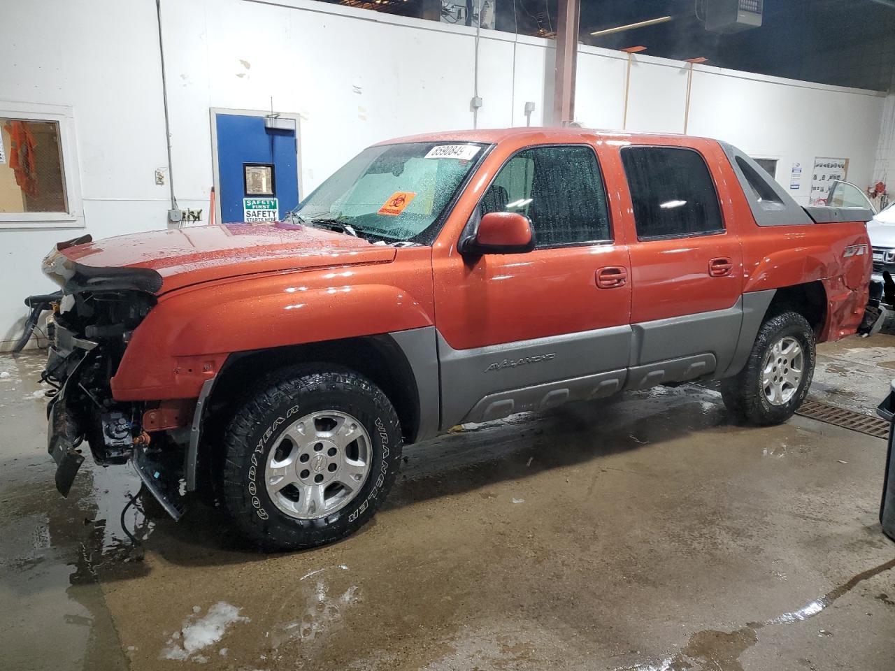 2002 Chevrolet Avalanche K1500 VIN: 3GNEK13T32G287514 Lot: 85908494