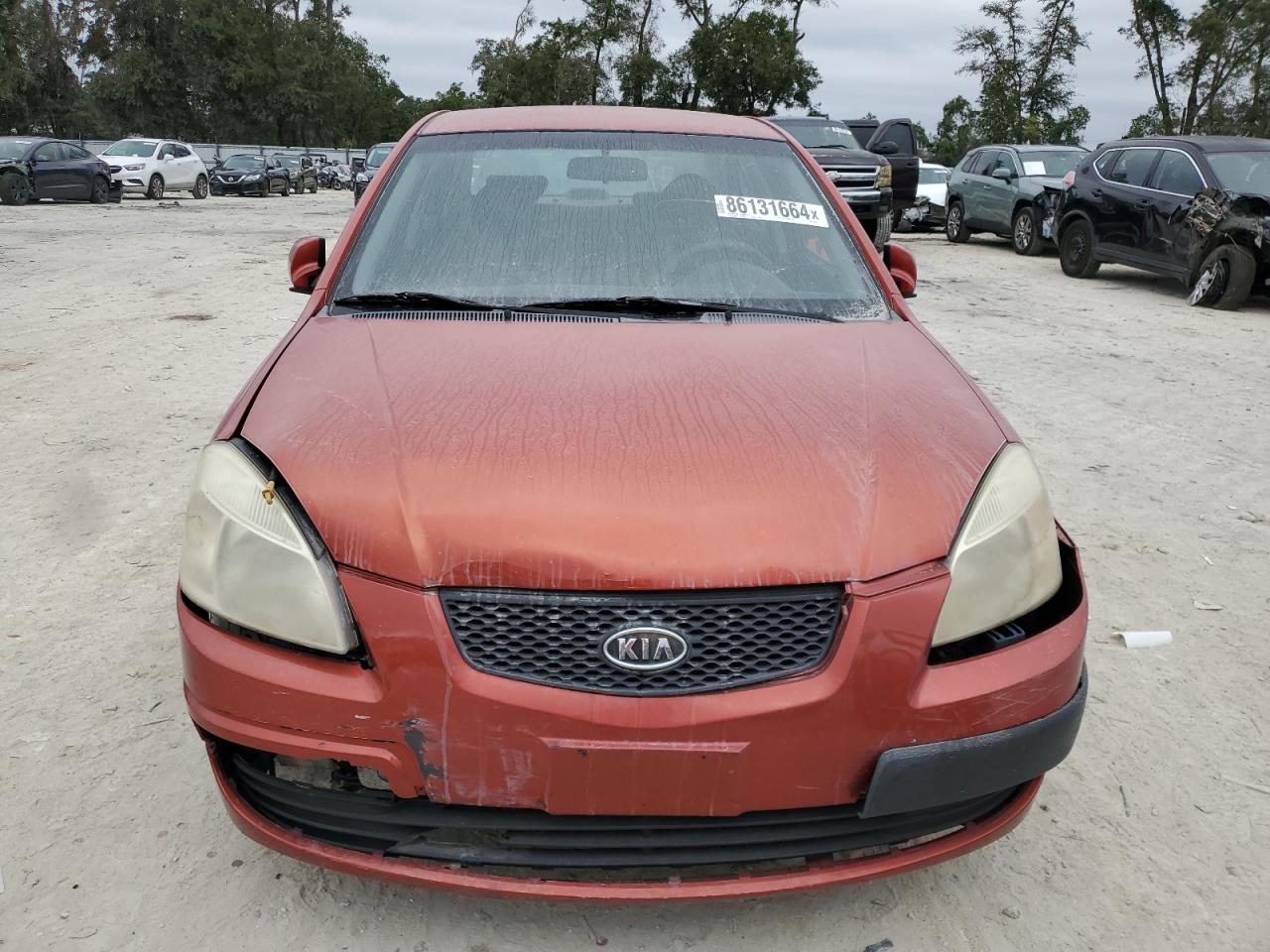 2007 Kia Rio Base VIN: KNADE123576246787 Lot: 86131664