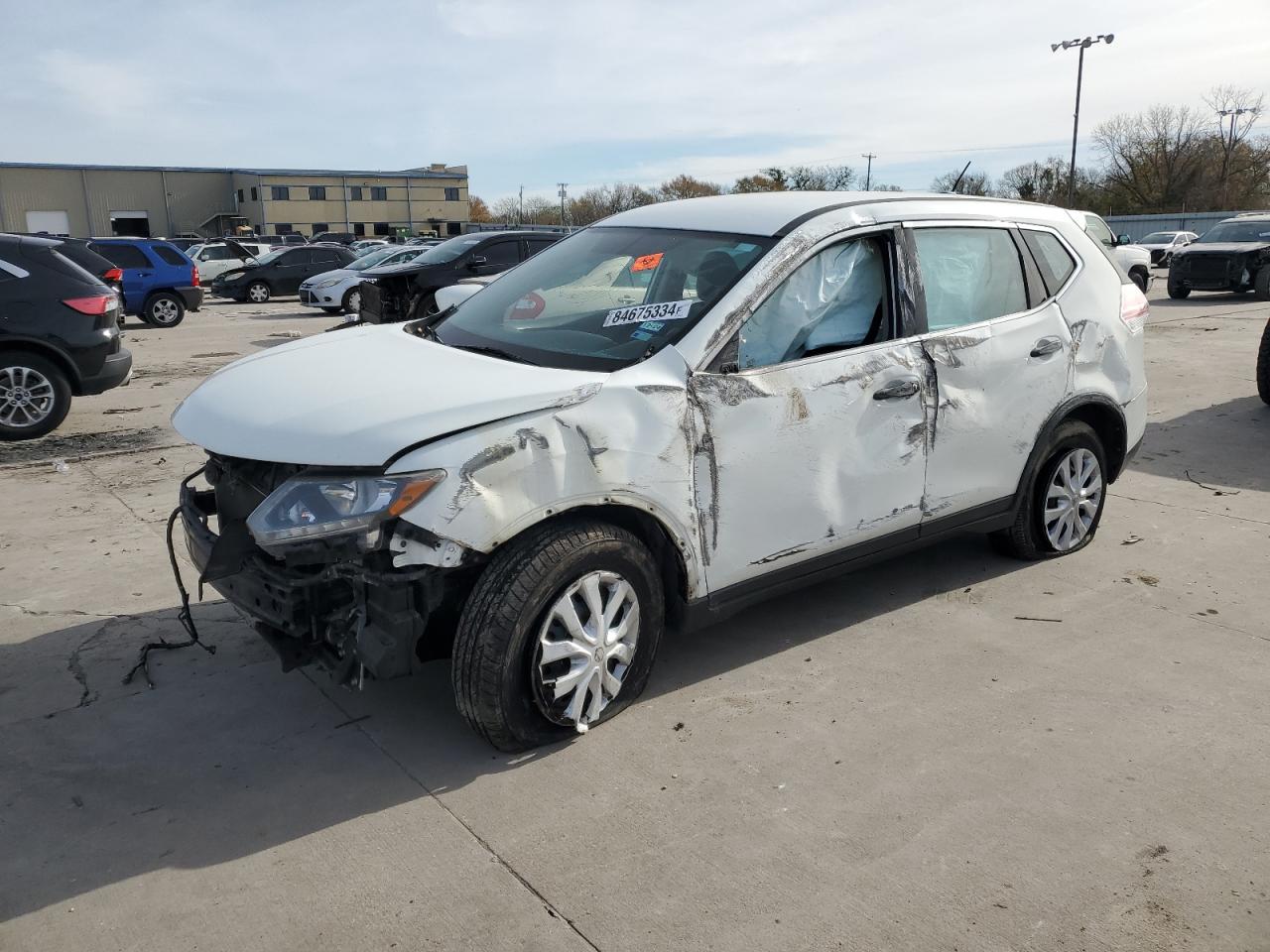 2016 Nissan Rogue S VIN: KNMAT2MT6GP674649 Lot: 84675334