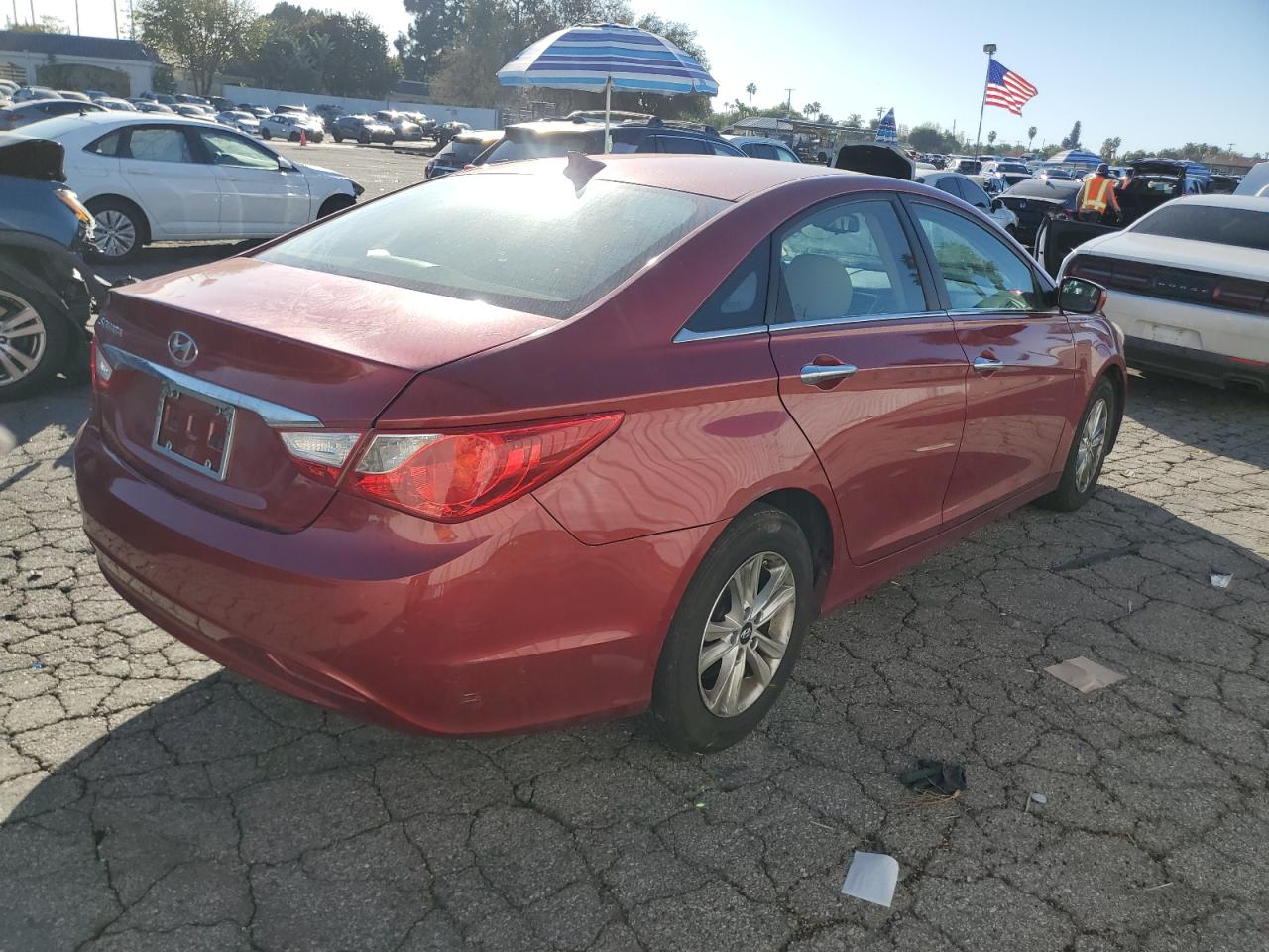 2013 Hyundai Sonata Gls VIN: 5NPEB4AC1DH543172 Lot: 83880174