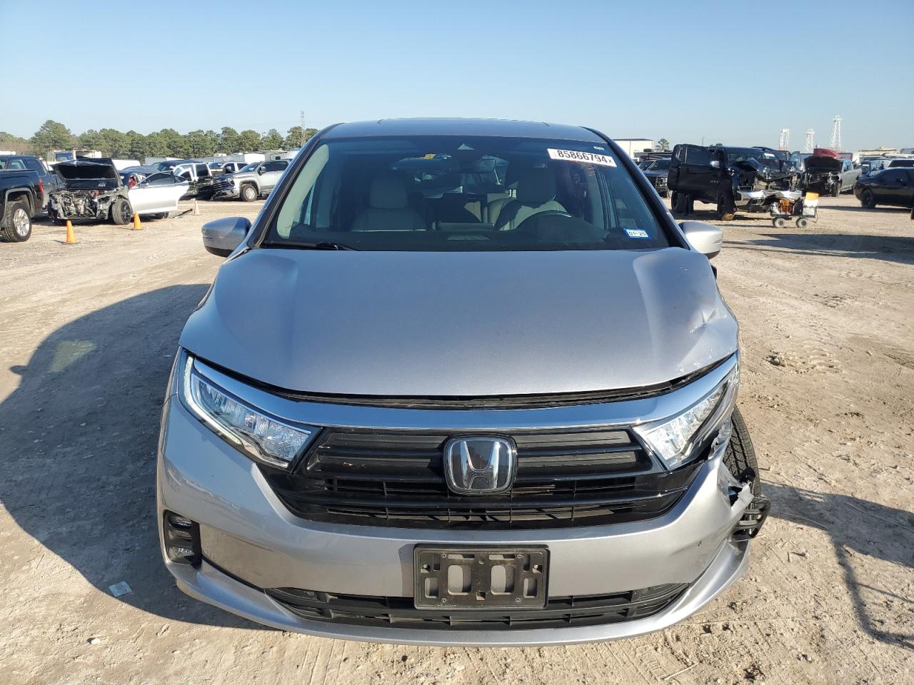 2022 Honda Odyssey Exl VIN: 5FNRL6H75NB053126 Lot: 85866794