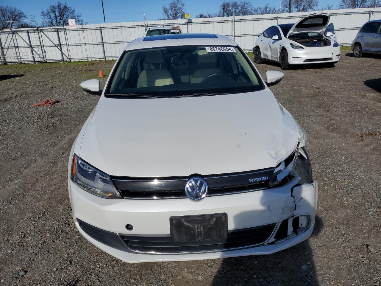 2014 Volkswagen Jetta Hybrid VIN: 3VW637AJ8EM291513 Lot: 86746604